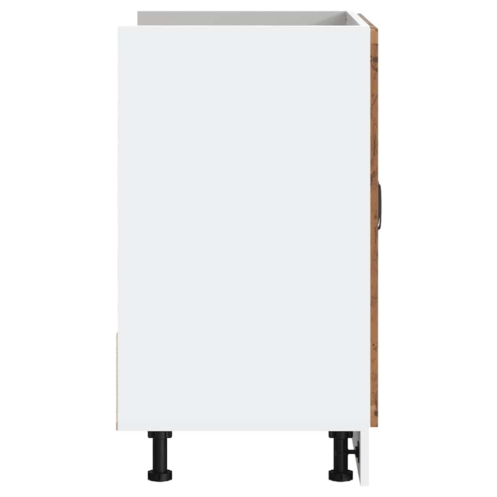 Genérico Mueble bajo para Fregadero Kalmar Madera Vieja 80x46x81,5 cm,Mobiliario,Armarios y Almacenamiento,Armarios de Cocina,853455