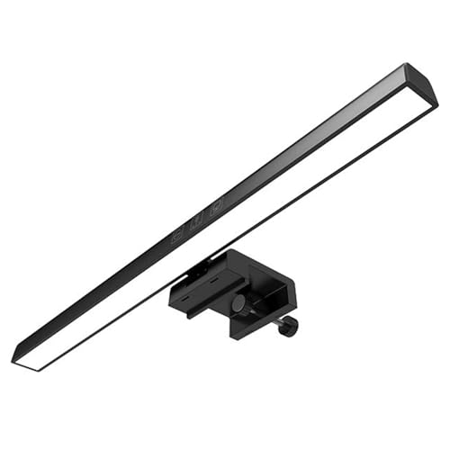 Bortivier Lámpara de Escritorio LED, Barra de Luz para Monitor, PC, Ordenador, Pantalla Regulable, 50 cm, para Oficina, Estudio, Lectura, Lámpara Colgante de Mesa.