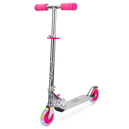 Xootz LED Scooter Scooter Klappbar mit Verstellbarem Lenker für Jungen und Mädchen Rosa Cover