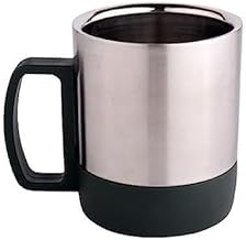 pelton Coffee Cup Double Wall Insulated Pleasure Cup/Mug with Lid Tea & Coffee Cup