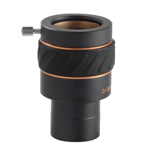 Accesorios para telescopios astronómicos con lente Barlow 2X y zoom 3X de 1,25 pulgadas