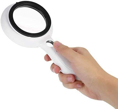 Loupe Loupe LED éclairée Mains Libres loupe portative éclairée pour Livres Loisirs et Artisanat Mariage