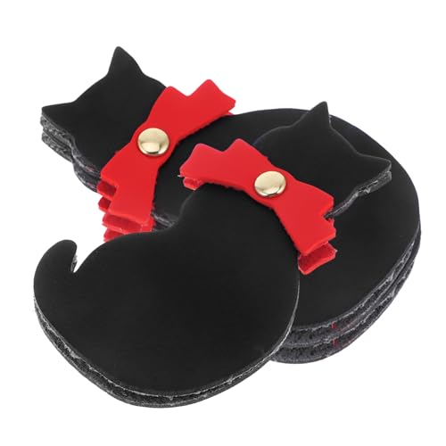 QUMIIRITY 3piezas Marcapáginas De Gato De Cuero Pequeños Marcadores Decorativos...