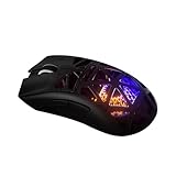 KDSTROE(小さな店) G11 ゲーミングマウス トライモード ワイヤレス 無線 有線/無線デュアル1KポーリングレートRGB バックライト 高速 PAW3311 12000DPI 300IPS 35G 軽量 65g 人間工学 BT/2.4G/Type-C オシャレ マウスゲーミング (ブラック)