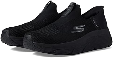 Skechers Women's Hands Free Slip-Ins Max Cushioning Elite-Smooth Transition Sneaker, Black, 7.5 Wide | Image 3