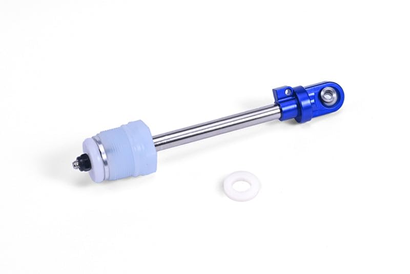 4140 Medium Carbon Steel+Aluminum 7075 Shock Absorber Shaft Core For Traxxas 1:5 X Maxx 6S / X Maxx 8S Monster Truck Upgrades - Blue