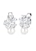 Produktbild Elli PREMIUM Ohrringe Damen Süßwasserperle Floral mit Zirkonia Kristalle Marquise in 925 Sterling Silber