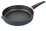 die Pfanne hat einen Durchmesser von 32 cm und eine Höhe von 6,5 cm