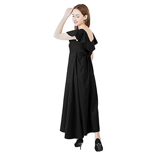 Image of Indietoga Women's Combo Long Flared Maxi Dresses (Pack of 2)