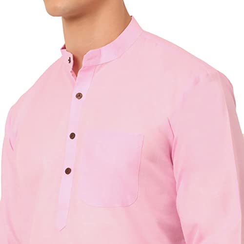 Image of Jompers Men's Cotton Ethnic Solid Kurta.