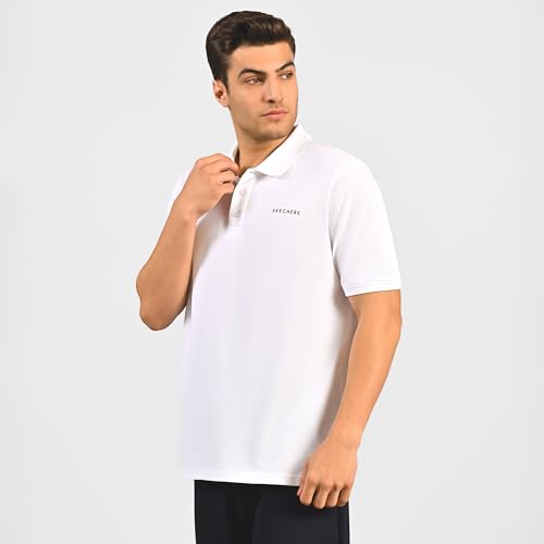 Image of Skechers Men Cotton Regular Fit Core Polo
