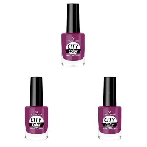 Golden Rose City Color Nail Lacquer Oje (No: 31) 3lü paket