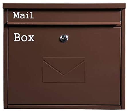 Boîte aux lettres murale extérieure pour dépôt de colis et boîte à suggestions villa