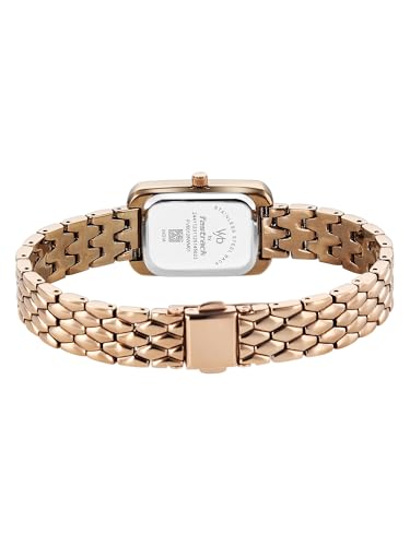 Image of Fastrack Vyb Aurora with Quartz Analog Purple Dial Rose Gold Alloy Strap Watch for Girls - FV60128WM01W
