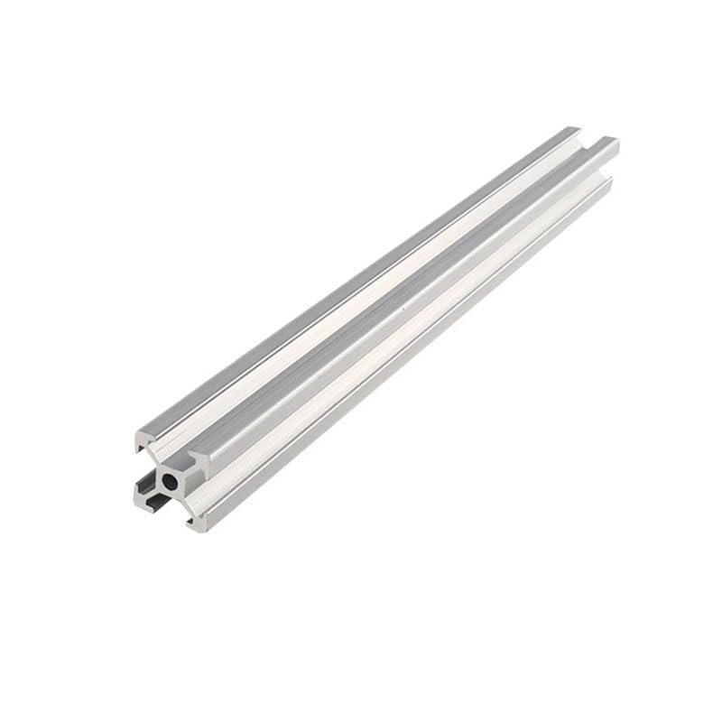 GTPBAO Profilo in alluminio 1515 anodizzato argento estruso binario standard europeo 15x15mm telaio quadrato for scaffali fai da te Binario estruso(800mm 31.5" long)
