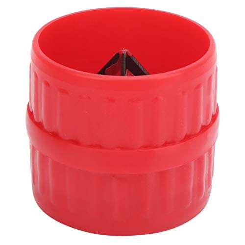 2PCS 5-38mm Red Tube Pipe Chamfering Reaming Deburrer Tool, Inner Outer Reamer Pipe for Copper Brass Aluminum Pipes PVC PPR