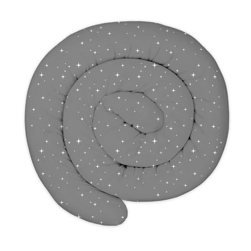 Totsy Baby XXL Bettschlange Bettkissen Stillkissen Bettrolle Bettkantenschutz Zierkissen Bettumrandung Schlange XL Handmade Galaxie 150 cm...