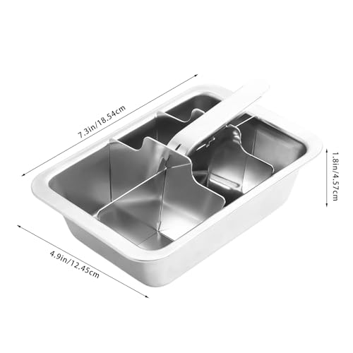 Cubetera de acero inoxidable con capacidad grande, lavable en lavavajillas miniatura 6