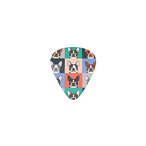 Médiators pour guitare Cute Dogs Puppy Boston Terrier Pics de basse de qualité supérieure pour guitare électrique et… - Les Beatles, Paul McCartney, John Lennon, RIngo Starr, George Harrison Médiators pour guitare Cute Dogs Puppy Boston Terrier Pics de basse de qualité supérieure pour guitare électrique et…