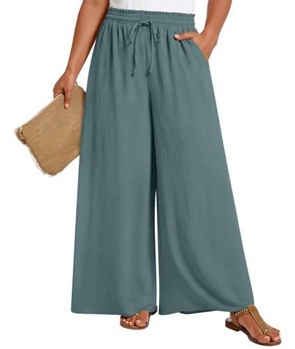 Longyuan High-Waisted Wide-Leg Palazzo Lounge Pants