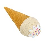 Accessoire de photographie culinaire – conçu avec un réalisme saisissant, ce cornet de glace plus vrai que nature offre une expérience immersive et s'intègre parfaitement à les décors