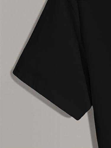 SOLY HUX Men's Rose Print Graphic Tees Oversized T Shirt Summer Tops Casual3