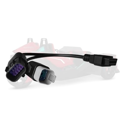 VZG OBD2 Adapter for Polaris 8 Pin+BRP 6Pin to 16pin OBD