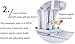 Power Mixer Pneumatic Agitator Clamp-On Drum Agitator Industrial-Grade Pneumatic Shaker Paint Stirring Tool，3000W Electric Paint Mixer, Tank Agitator with Folding Propeller and Mounting BRAC
