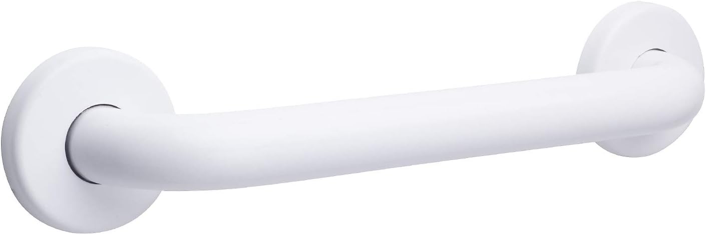 CSI Bathware BAR-SB27-TW-125-PW Series Straight Grab Bar, White