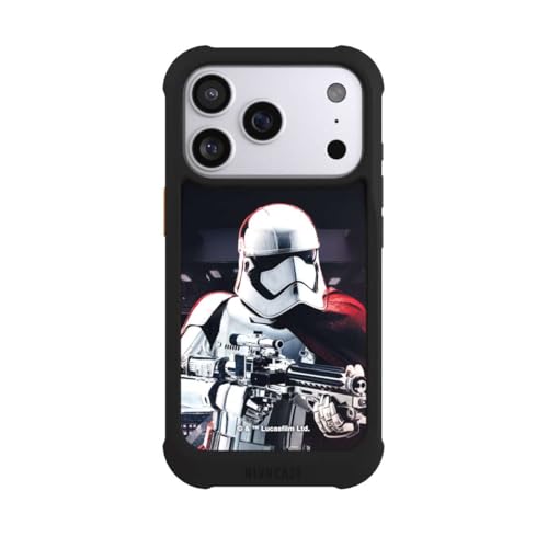 Coque iPhone 17 Pro MagSafe antichoc noire NIVOmax Star Wars Capitaine Phasma