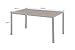 Riess Ambiente Moderner Gartentisch DESIGNO - 150cm - Dunkelbraun schwarz -Aluminium wetterfest Outdoor Esstisch
