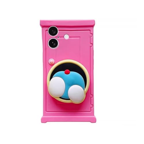 Jiofaya �X�}�z�P�[�X�Ή� �h�������� �ǂ��ł��h�A �f�U�C�� ���� ���킢�� �s���N ���� �w�� �A�C�t�H��14 iPhone16/15 ProMax�Ή�(�s���N,iphone14pro)