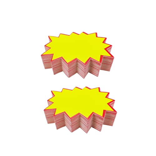 Letreros de venta en blanco para tiendas minoristas, etiquetas de precio de venta de papel llamativas, para eyecatching, promoción de ventas de tiendas,...