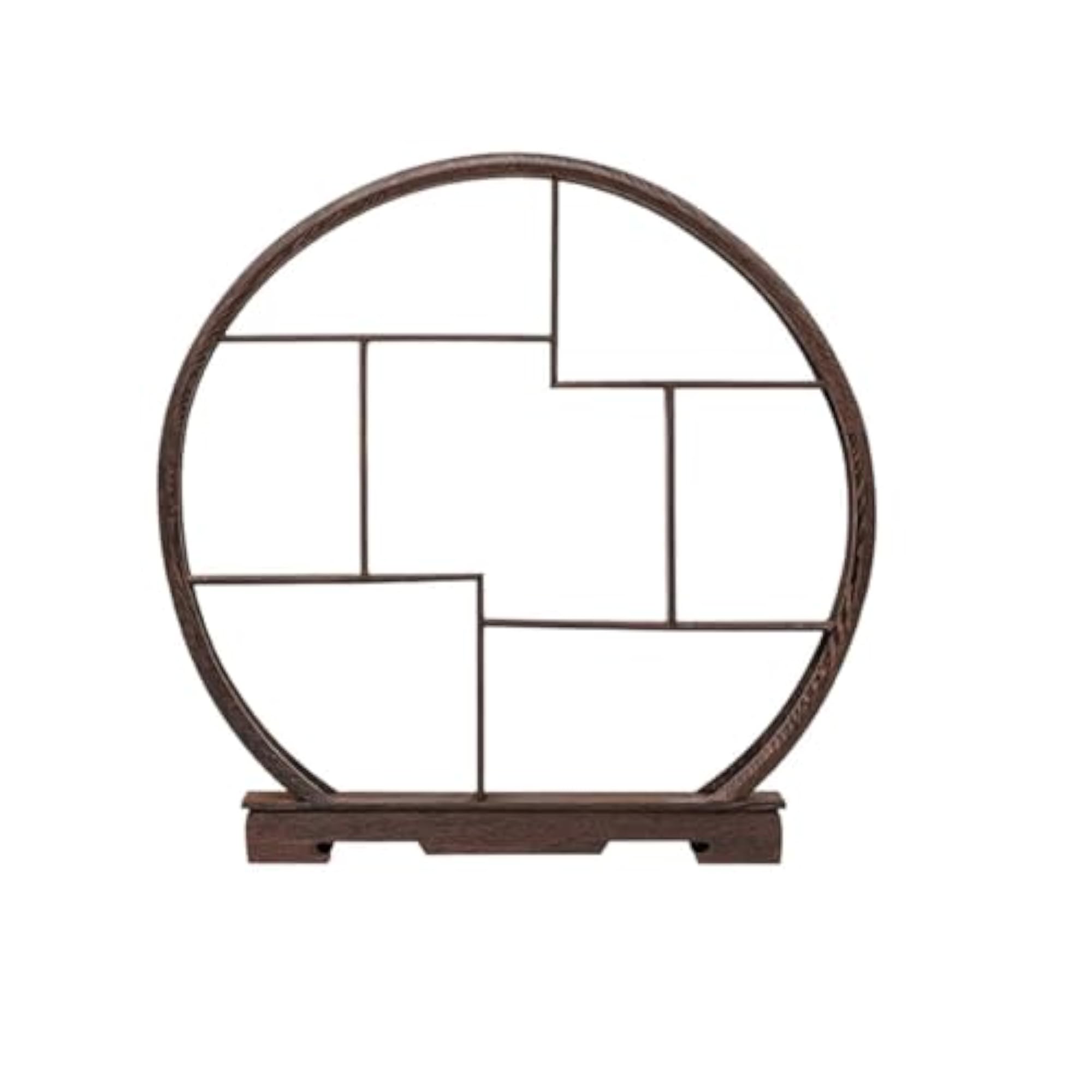 Wooden Abstract Display Stand for Home Decor