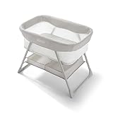 Graco DreamMore Bedside, Newborn, Travel, Portable Bassinet for Newborn Babies to 6 Months, Willow