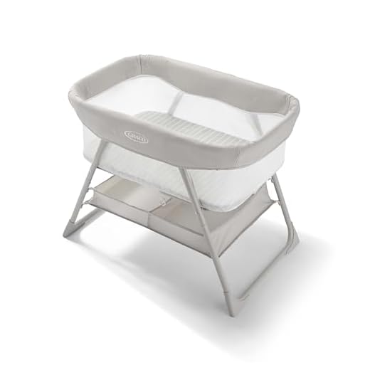 Graco DreamMore Bedside, Newborn, Travel, Portable Bassinet for Newborn Babies to 6 Months, Willow