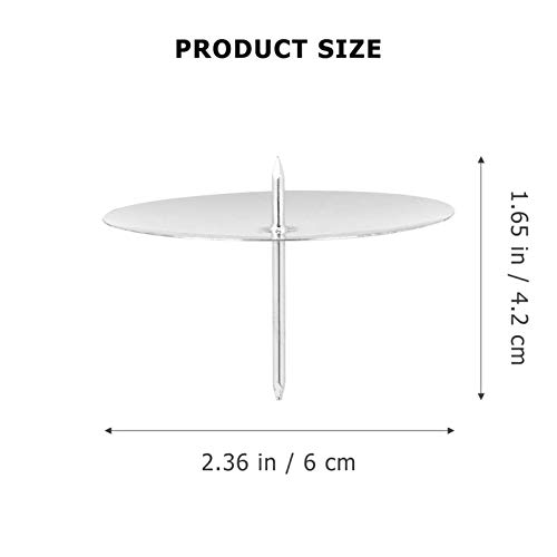 Wakauto 392091544M26YGBSR 8Pcs Metal Candle Holders Plate Candle Fixing Holder Stand Diy Handmade 6Cm Iron Plate Pillar Candle Stand Tealight Candle Holders Ornament thumb #4