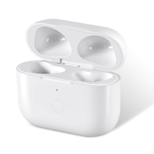 Wireless Charging Case Compatible with AirPod 4th Generation Air Pod 4 Charger Case Replacement to USB-C Without Earbuds