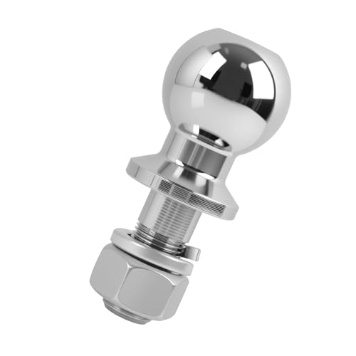 50mm 3.5T Boule Attelage Tracteur Tondeuse, Boule Attelage Remorque pour Tracteur et Quad, Vis 22mm, Installation Facile, Utilisation Polyvalente pour...