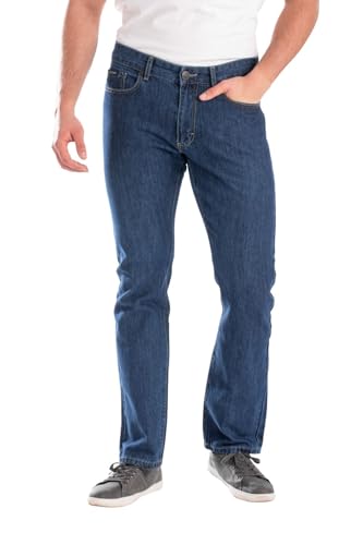 Rica Lewis - Jeans RL70 Coupe Droite Coton Stone Washed Taille 42