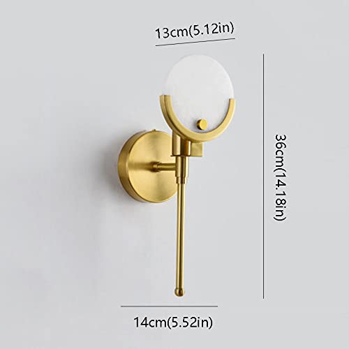 Iluminación de pared vintage E14 moderna con aplique de latón para casa 7