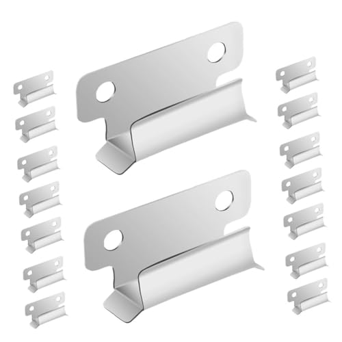 Veemoon 16pcs Printed Bed Clamp for Heated Bed Glass Plate Replacement Clip Compatible Ender Pro Pro and Other Printers