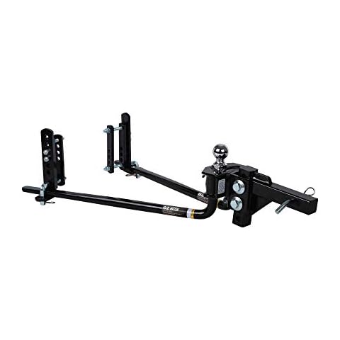 Fastway e2 2-Point Sway Control Round Bar Hitch, 94-00-0800, 8,000 Lbs Trailer Weight Rating, 800 Lbs Tongue Weight Rating, Weight Distribution Kit Includes Standard Hitch Shank, Ball NOT Included Cover