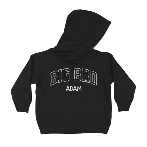 Big Bro Adam Kids Hoodie Sweatshirt Toddler 2T Black