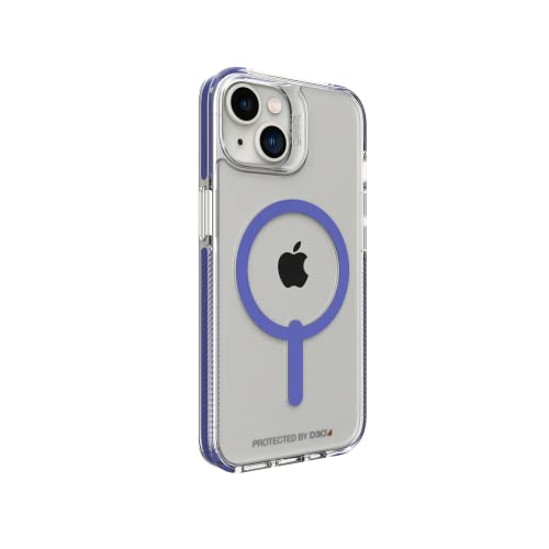 Image of ZAGG Gear4 Santa Cruz Snap Case Apple iPhone 14, D30 Drop Protection Up to (13ft│4m), Wireless Charging Compatible, Reinforced Top, Bottom & Edges - Periwinkle Blue