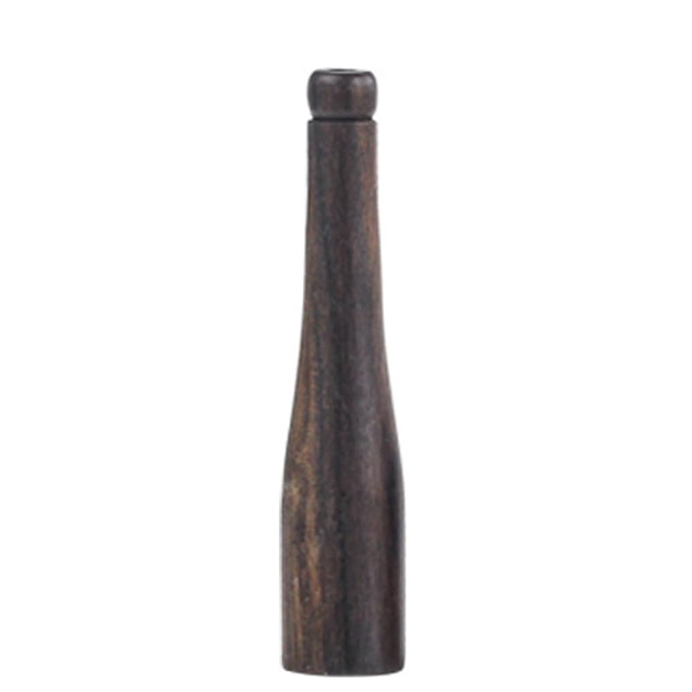 Tingyilan Sandalwood Cigar Holder Mouthpiece, Portable Short Cigar Filter Holder, Wooden Straight Tobacco Pipe Stem Replacement Pipe Mouthpiece,10mm