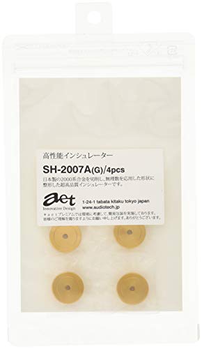 AET インシュレーター 4個 ゴールド SH-2007A