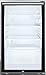 Summit SCR500BL7HH Refrigerator, Glass/Black
