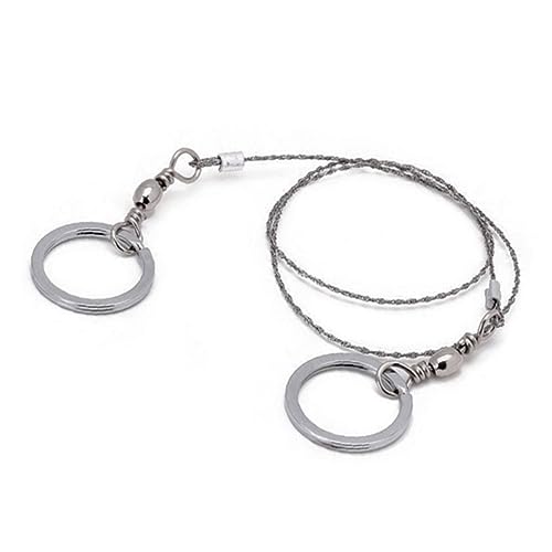 SUPVOX Emergency Chain Wire Saw Portable 4-strand Braided Stainless Steel for Outdoor Use