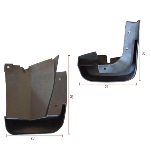 Image of Mud Flaps for Honda Civic 2006 2007 2008 2009 2010 2011 Sedan Front & Rear Splash Guards Mudguards No Drilling Required Easy Install (Driver and Passenger Sides)